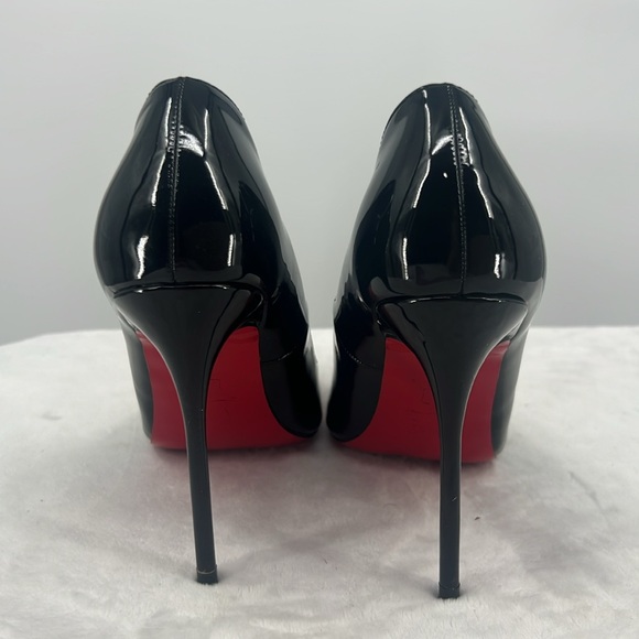 Christian Louboutin Black Patent Leather Heels - Picture 2 of 7